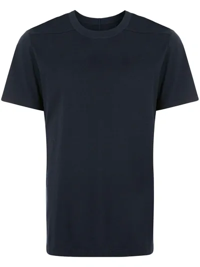 Rick Owens Crew-neck Cotton T-shirt In Black