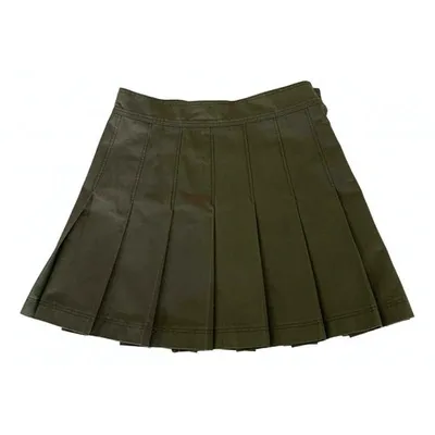 Pre-owned Valentino Mid-length Skirt In Green