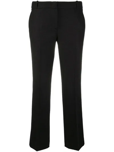 Drumohr Cropped Tailored Trousers In Blue