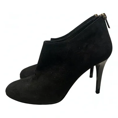 Pre-owned Jimmy Choo Ankle Boots In Black