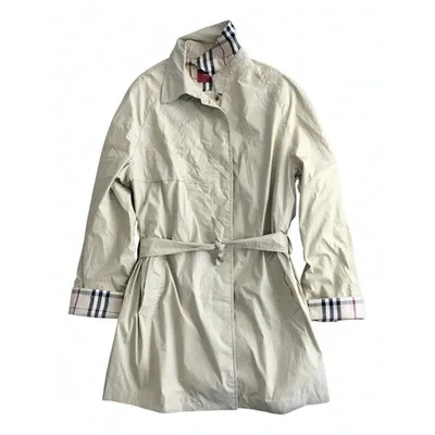 Pre-owned Burberry Trenchcoat In Beige