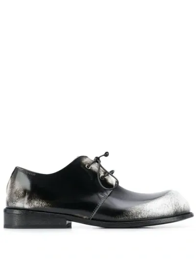 Marsèll Distressed-effect Lace-up Shoes In Black