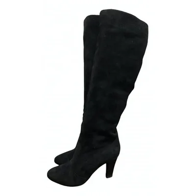 Pre-owned Jimmy Choo Boots In Black