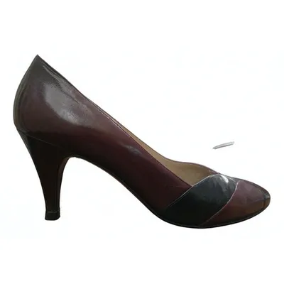 Pre-owned Bruno Magli Leather Heels In Multicolour