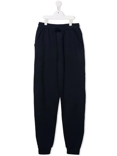 North Sails Teen Elasticated Cotton Track Pants In Blue