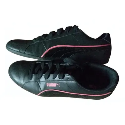 Pre-owned Puma Trainers In Black