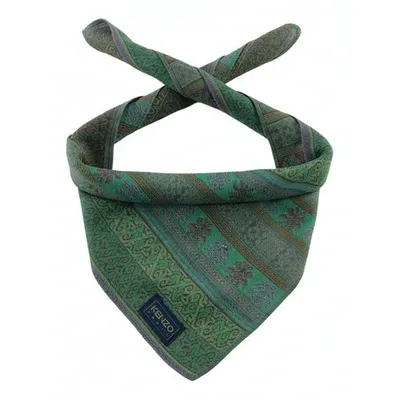 Pre-owned Kenzo Neckerchief In Green