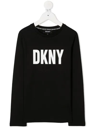 Dkny Kids Long-sleeve For Boys In Black