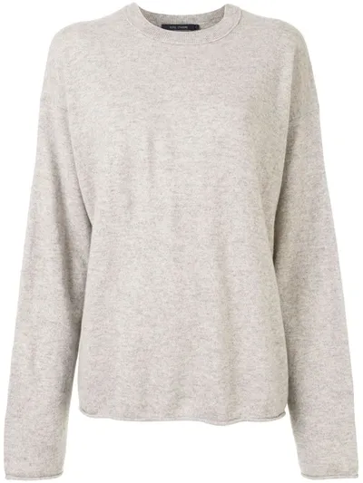 Sofie D'hoore Fine-knit Oversized Jumper In Grey