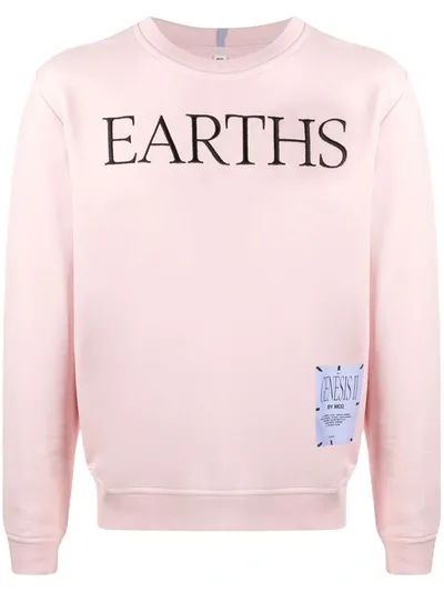 Mcq By Alexander Mcqueen Graphic-print Crew Neck Sweatshirt In Pink