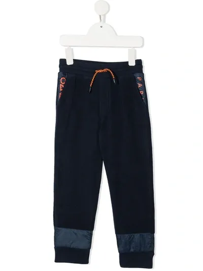 Kenzo Kids' Fleece Track Pants In Blue