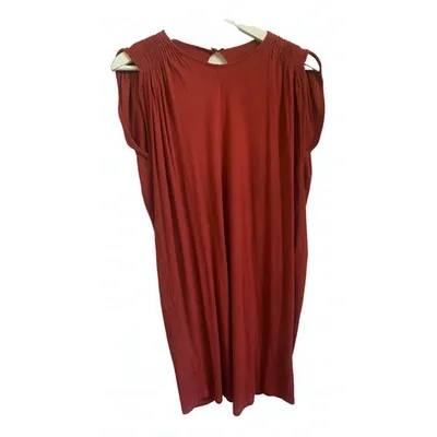 Pre-owned Stella Mccartney Mini Dress In Red