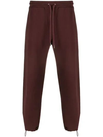 Opening Ceremony Small Box Logo Track Pants In Brown