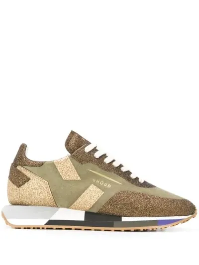 Ghoud Glitter Low-top Trainers In Green