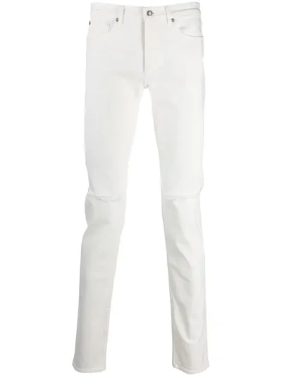 Givenchy Destroyed Skinny Jeans In White