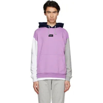 Rassvet Hoodie Colour Blocking Pink In 2 Pink