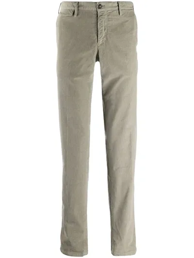 Pt01 Corduroy Straight-leg Chinos In Neutrals