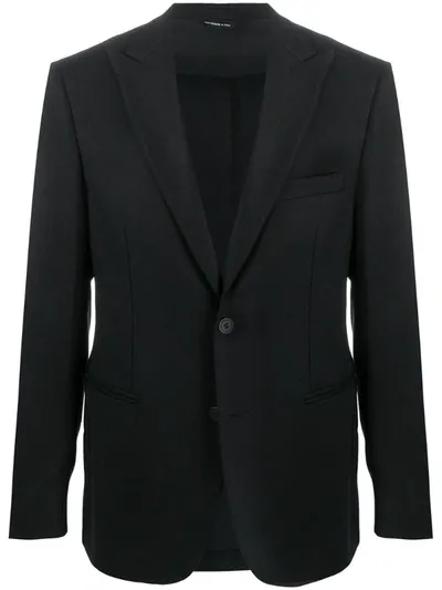 Tonello Classic Blazer Jacket In Black