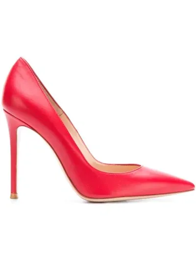 Gianvito Rossi Gianvito 105 Patent Leather Pumps In Red