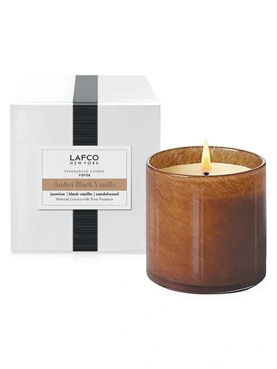 Lafco Amber Black Vanilla Foyer Candle 6.5 Oz.