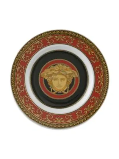 Versace Medusa Red Bread & Butter Plate