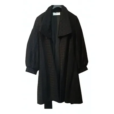 Pre-owned Stella Mccartney Wool Coat In Black