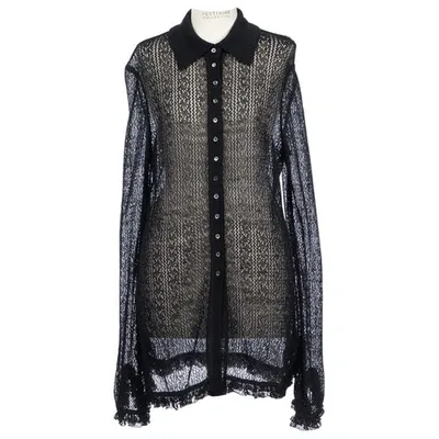 Pre-owned John Galliano Linen Shirt In Black