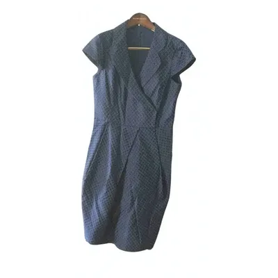 Pre-owned Armani Collezioni Mid-length Dress In Blue