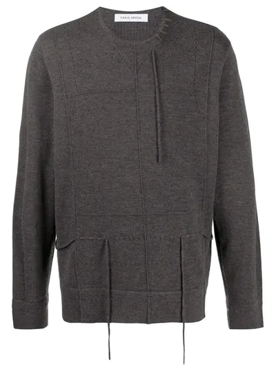 Craig Green Loose-stitch Cashmere Jumper In Grey