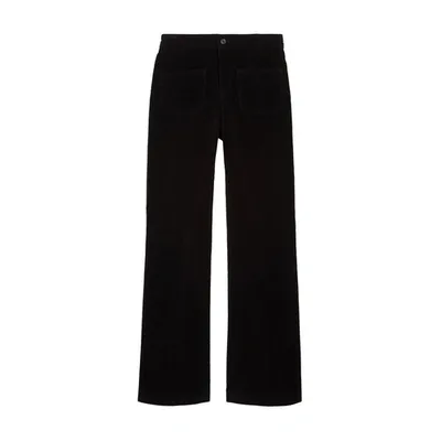 Vanessa Bruno Dompay Corduroy Trousers In Noir