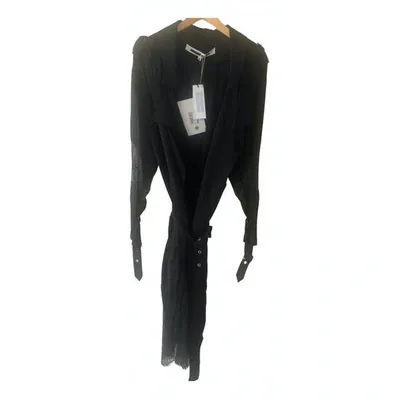 Pre-owned Mcq By Alexander Mcqueen Coat In Black