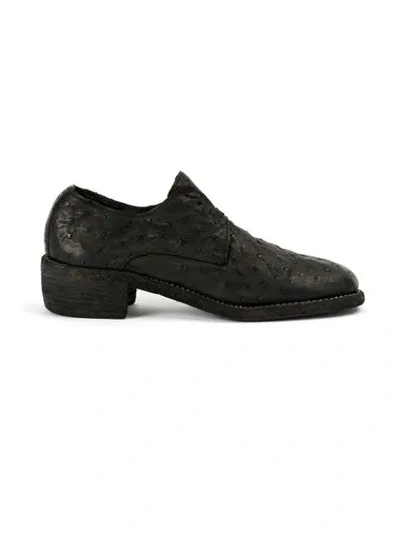 Guidi Textured Lace-up Shoes