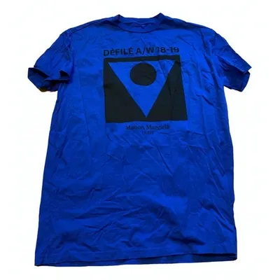 Pre-owned Maison Margiela T-shirt In Blue