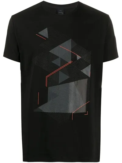 Hackett Aston Martin Racing T-shirt In Black