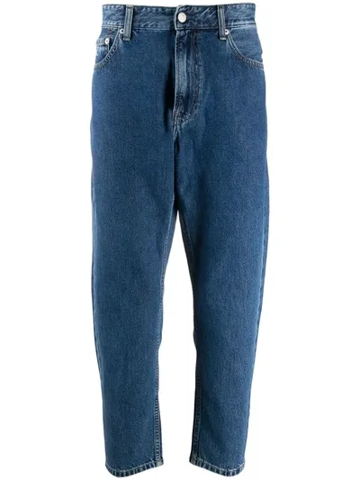 Calvin Klein Jeans Est.1978 Cropped Leg Jeans In Blue