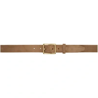 Rag & Bone Rag And Bone Tan Boyfriend Belt In Camel