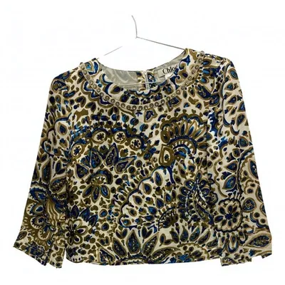 Pre-owned Chloé Multicolour Viscose Top