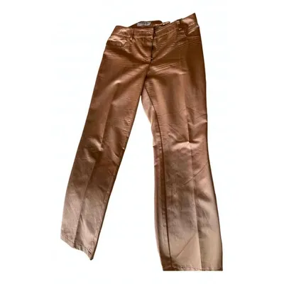 Pre-owned Dior Trousers In Pink