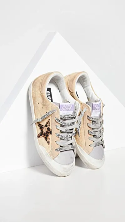 Golden Goose Superstar Sneakers In Cream/cappuccino/beige Brown