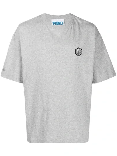 Ymc You Must Create Short Sleeve Logo Print T-shirt In Grey