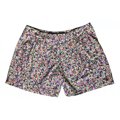 Pre-owned Moschino Multicolour Polyester Shorts