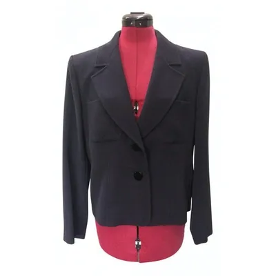 Pre-owned Saint Laurent Blazer In Navy