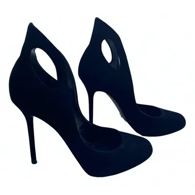 Pre-owned Sergio Rossi Heels In Black