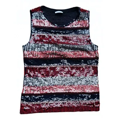 Pre-owned P.a.r.o.s.h Glitter Vest In Multicolour