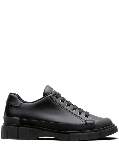 Car Shoe Block Low-top Sneakers In Black