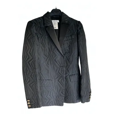 Pre-owned Versace Jacket In Black