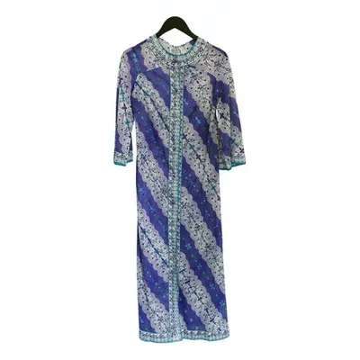 Pre-owned Emilio Pucci Maxi Dress In Multicolour