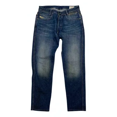 Pre-owned Diesel Straight Jeans In Blue