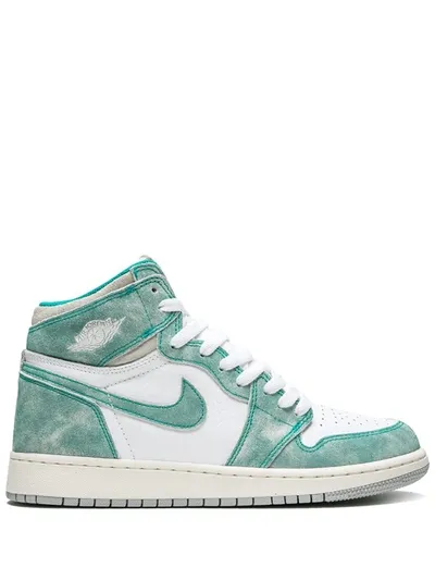 Nike Kids' Air Jordan 1 Retro High Og Sneakers In Green