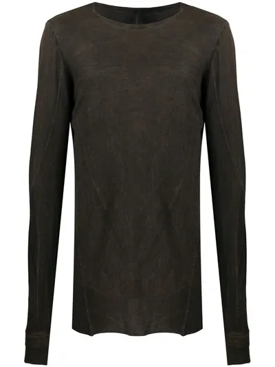 Masnada Lightweight Longsleeved Top In Brown